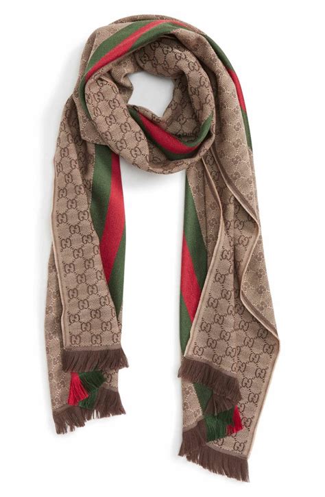 wool silk scarf gucci|buy gucci scarf online.